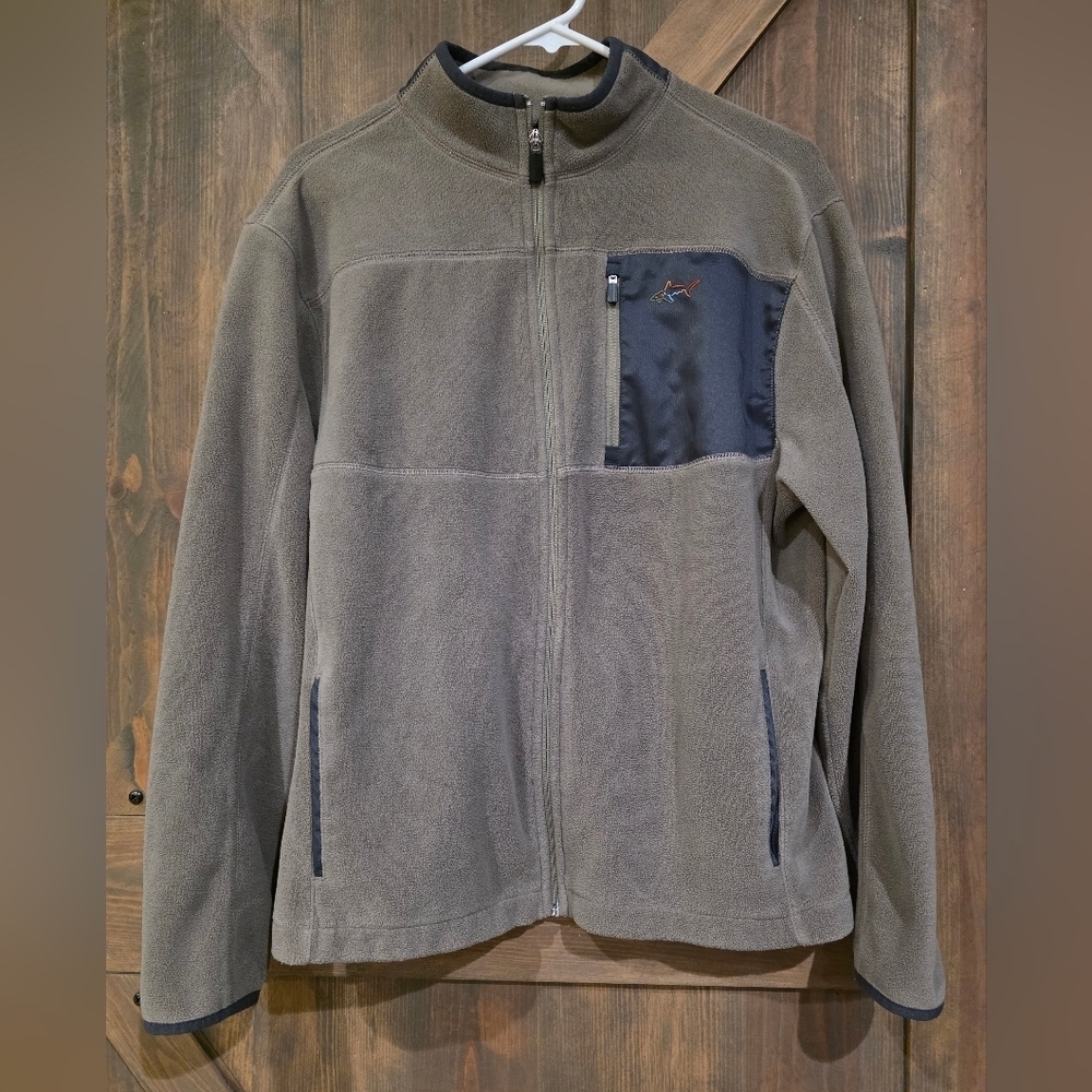 Greg Norman Fleece Full-Zip Lightweight Jacket Size Small